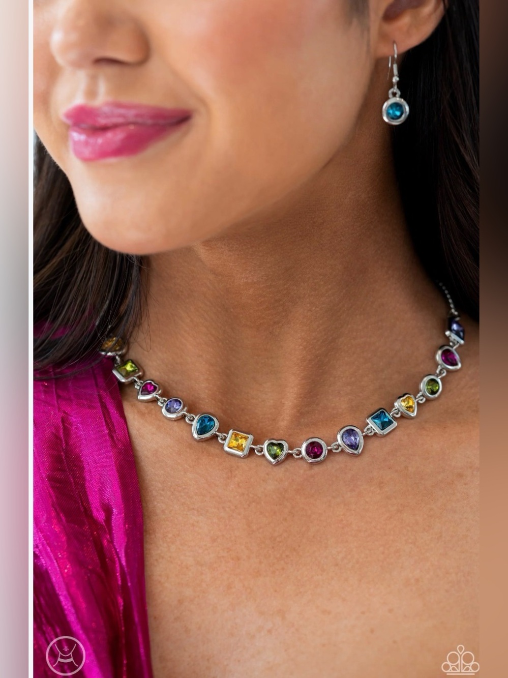 Abstract Admirer - multi - Paparazzi
necklace